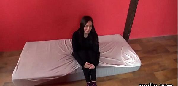  Exceptional czech teen is seduced in the shopping centre and rode in pov
